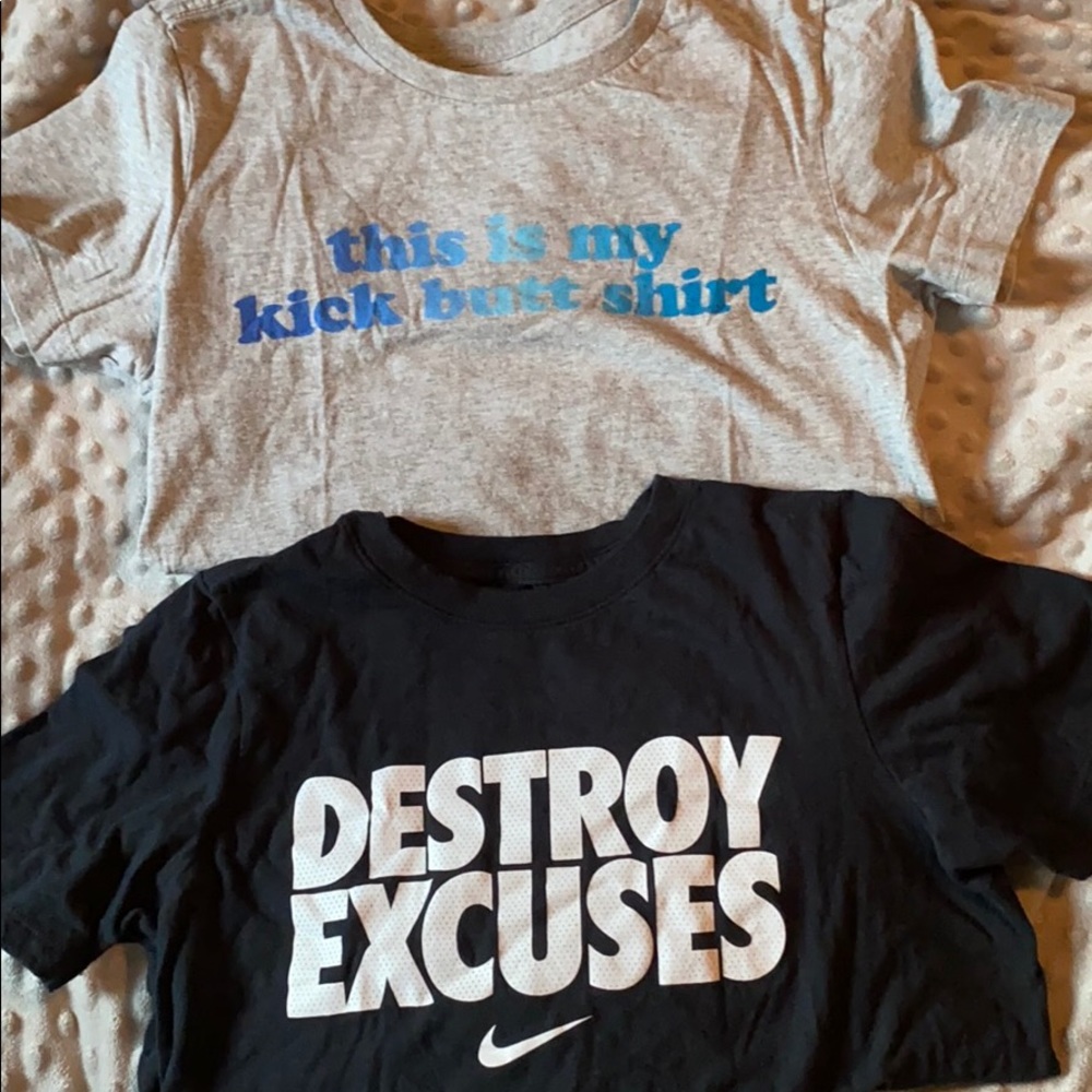 Two Piece Nike T Shirts Fitted